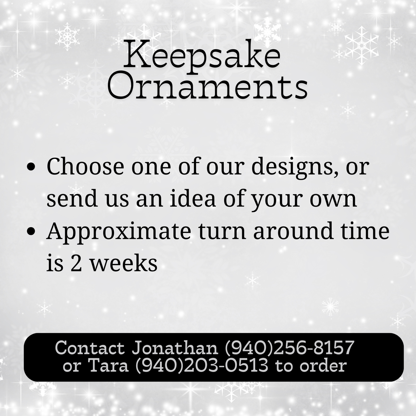 Keepsake Ornament