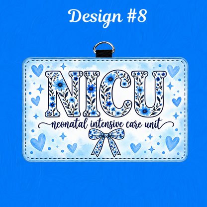 NICU ID BADGE HOLDER - HORIZONTAL