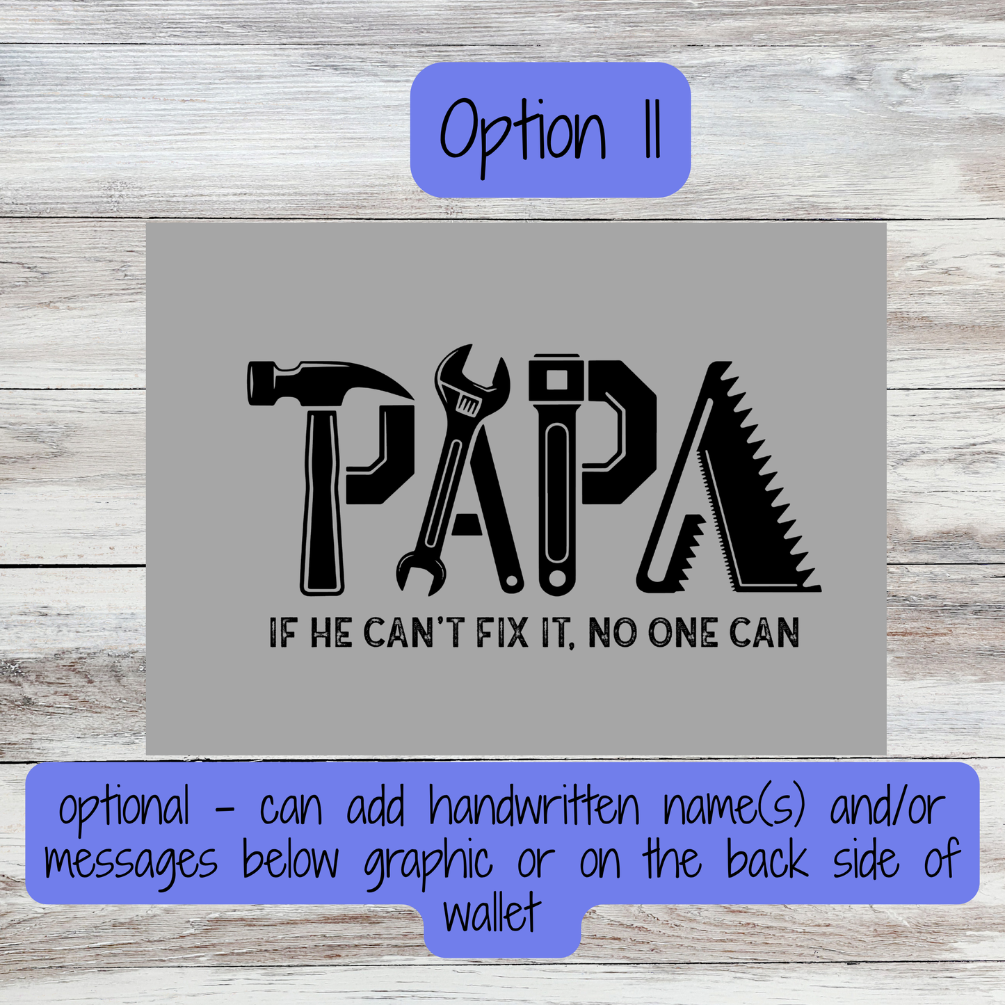 Custom Wallets - FATHER'S DAY DESIGNS