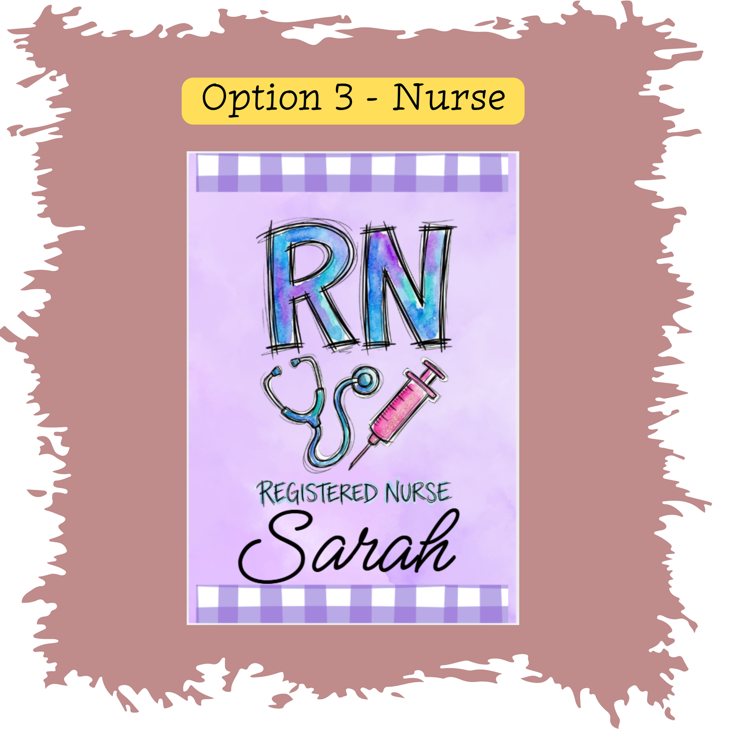 ID BADGE - Nurse, EMT, Medical Assistant