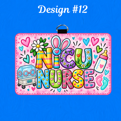 NICU ID BADGE HOLDER - HORIZONTAL