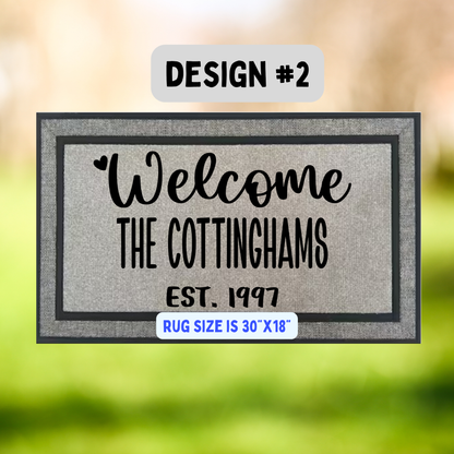 DOOR MATS - CHOOSE A DESIGN OR LET US CREATE A CUSTOM DESIGN