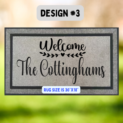 DOOR MATS - CHOOSE A DESIGN OR LET US CREATE A CUSTOM DESIGN
