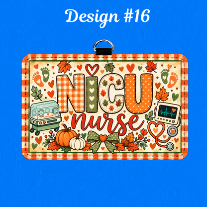 NICU ID BADGE HOLDER - HORIZONTAL