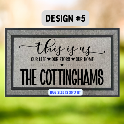 DOOR MATS - CHOOSE A DESIGN OR LET US CREATE A CUSTOM DESIGN