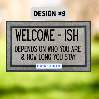 DOOR MATS - CHOOSE A DESIGN OR LET US CREATE A CUSTOM DESIGN