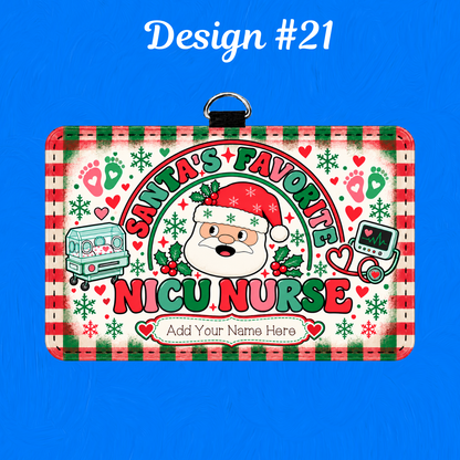 NICU ID BADGE HOLDER - HORIZONTAL