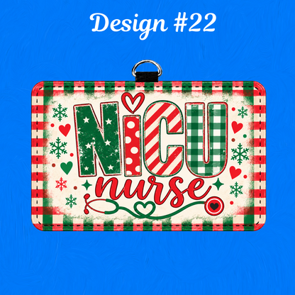 NICU ID BADGE HOLDER - HORIZONTAL