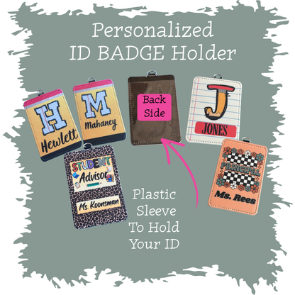 ID BADGE HOLDER - Education Theme