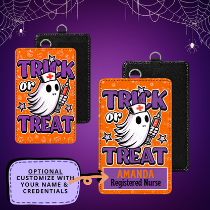 ID BADGE - Halloween Theme - NURSE DESIGNS