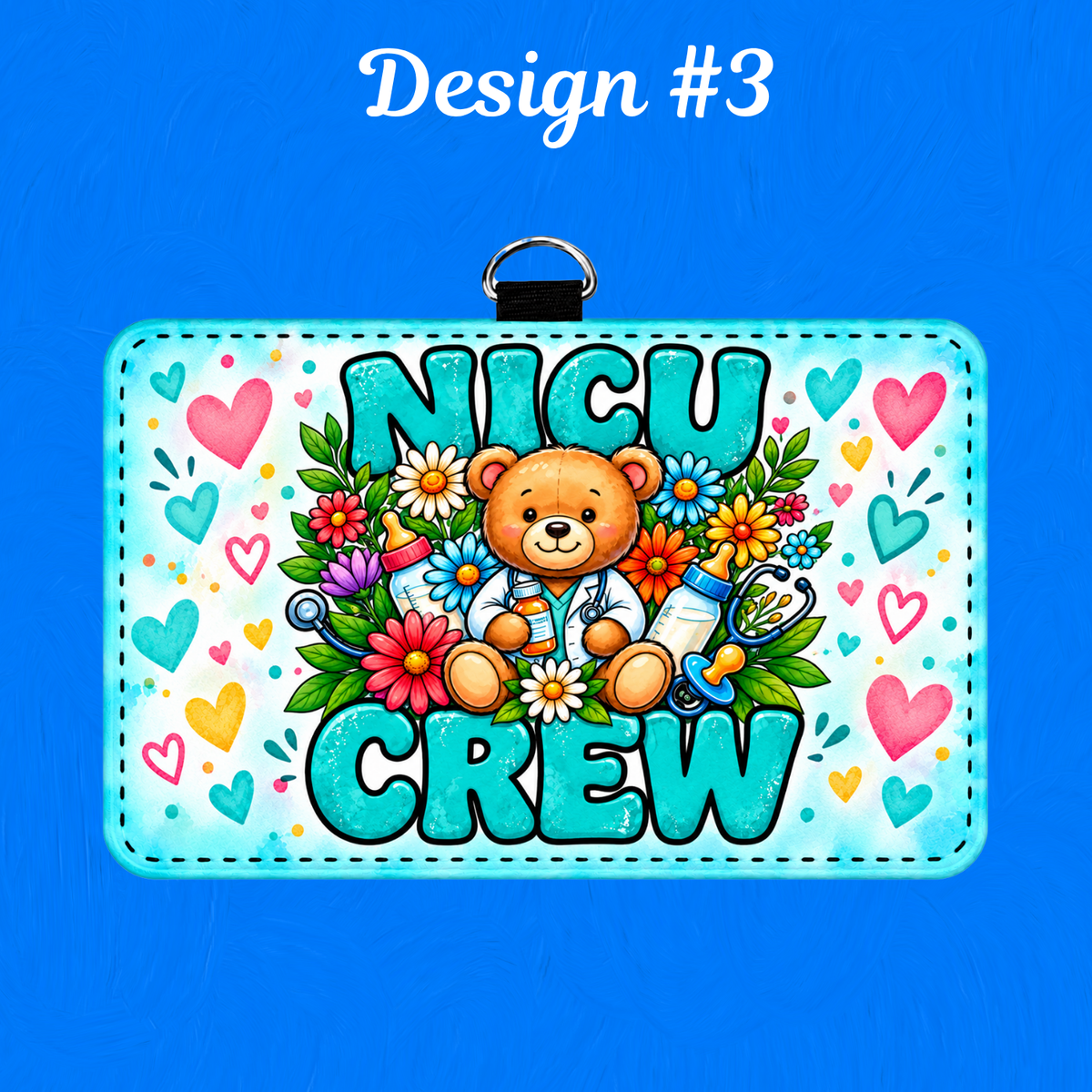 NICU ID BADGE HOLDER - HORIZONTAL