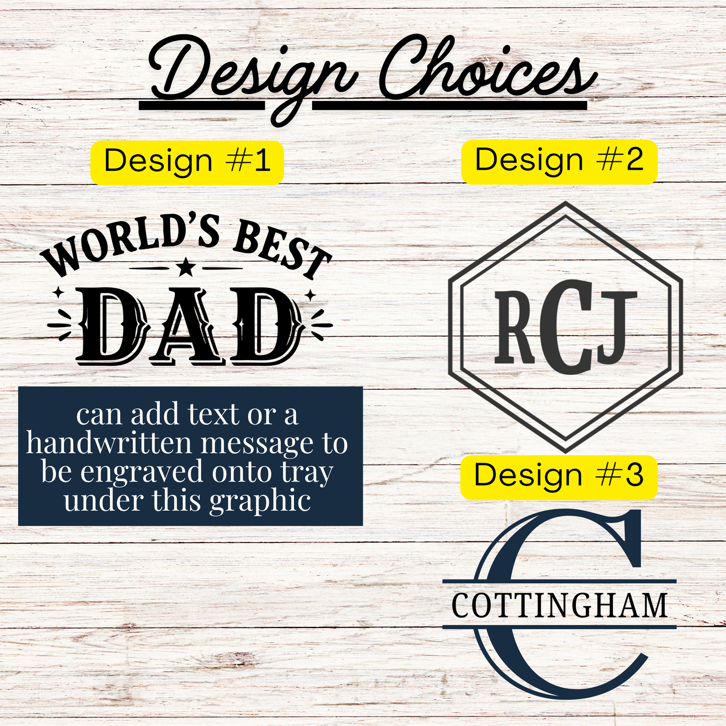 Valet Tray - FATHER'S DAY DESIGNS