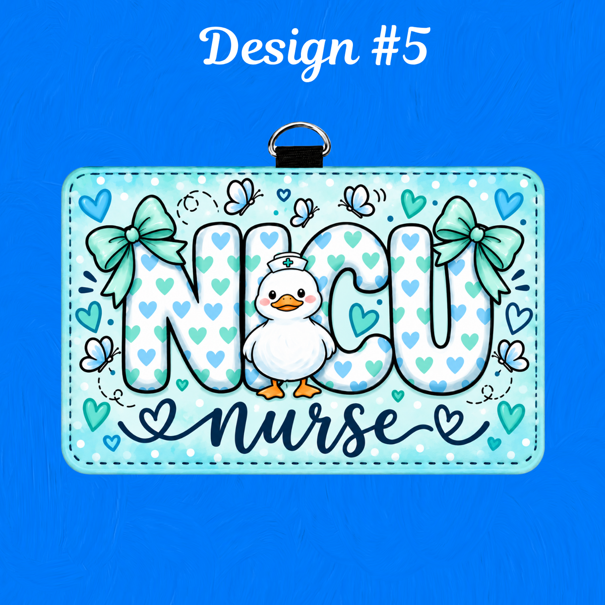 NICU ID BADGE HOLDER - HORIZONTAL