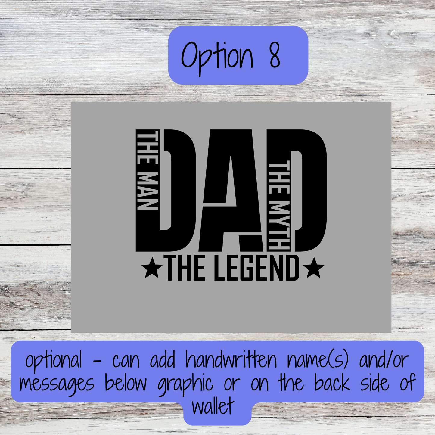 Custom Wallets - FATHER'S DAY DESIGNS
