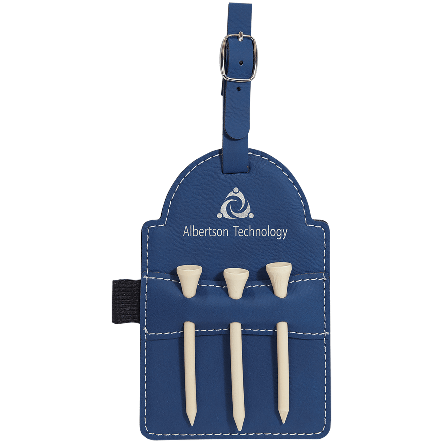 Leather Tag -  Golf Tee Holder