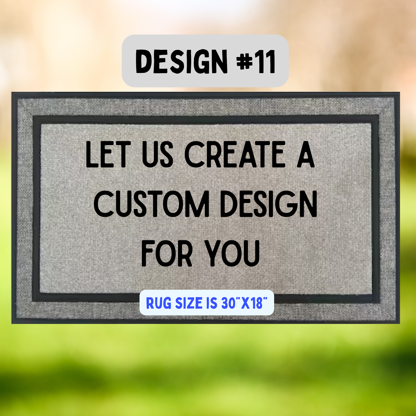 DOOR MATS - CHOOSE A DESIGN OR LET US CREATE A CUSTOM DESIGN