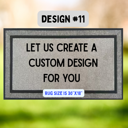 DOOR MATS - CHOOSE A DESIGN OR LET US CREATE A CUSTOM DESIGN
