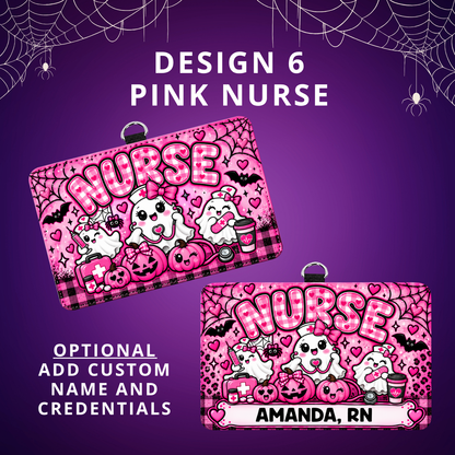 ID BADGE - Halloween Theme - NURSE DESIGNS
