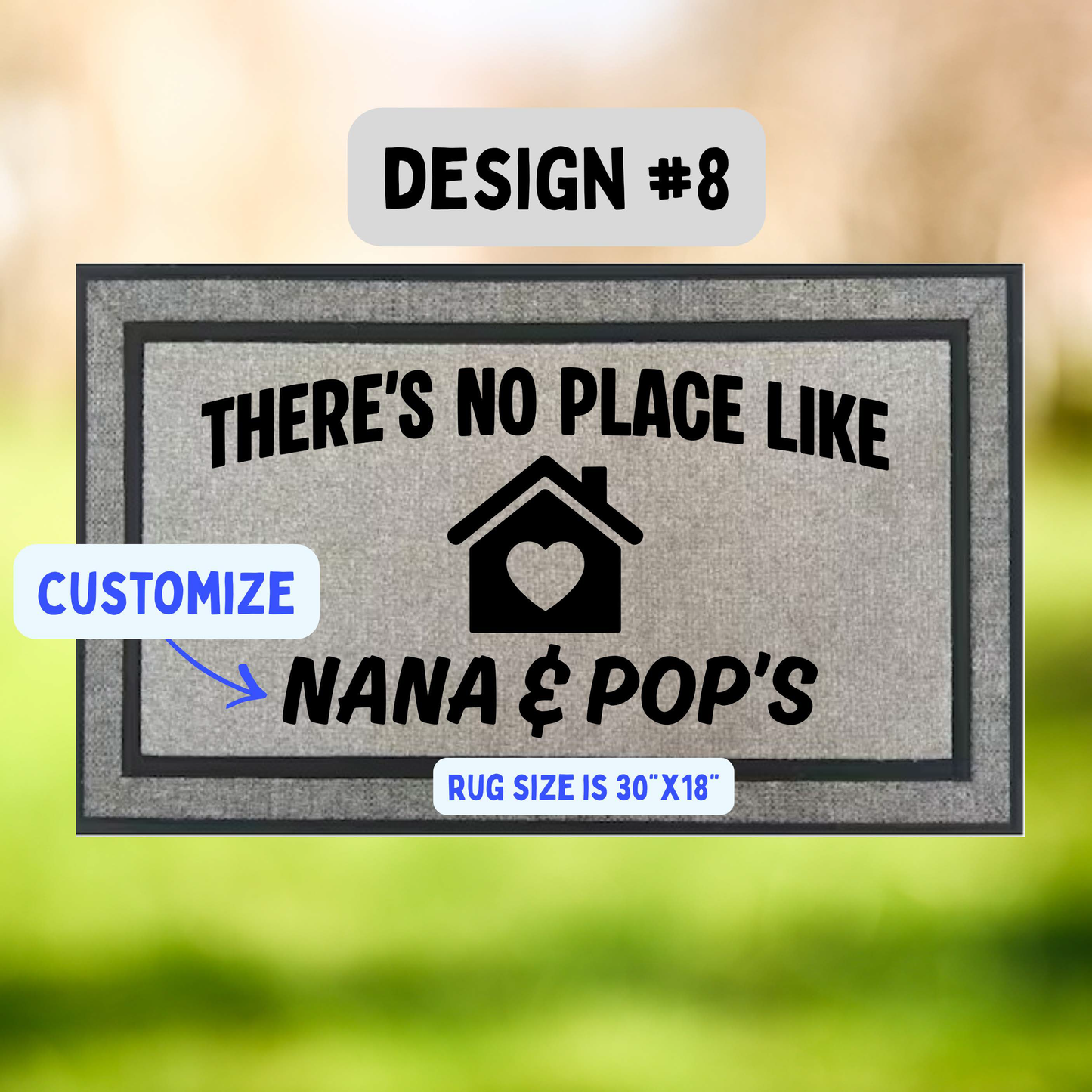 DOOR MATS - CHOOSE A DESIGN OR LET US CREATE A CUSTOM DESIGN