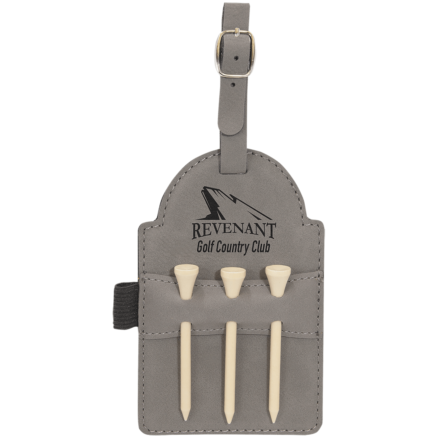 Leather Tag -  Golf Tee Holder