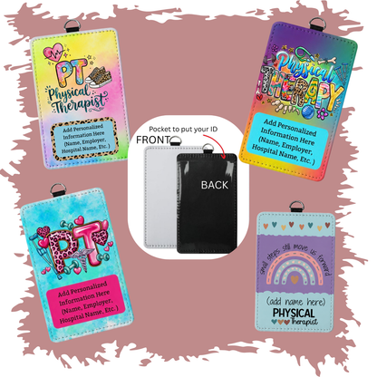 ID BADGE HOLDER -PHYSICAL THERAPY DESIGNS