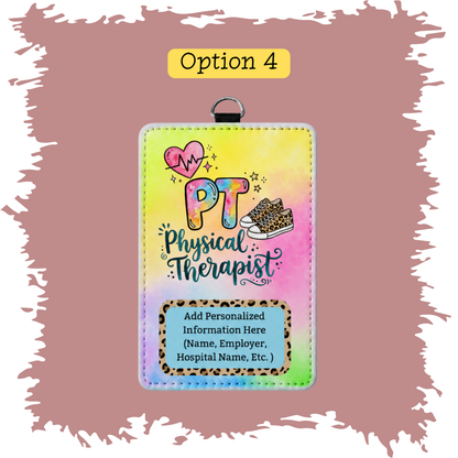 ID BADGE HOLDER -PHYSICAL THERAPY DESIGNS