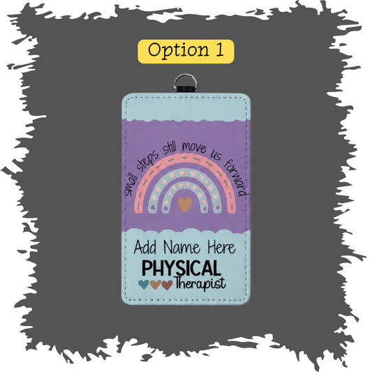 ID BADGE HOLDER -PHYSICAL THERAPY DESIGNS