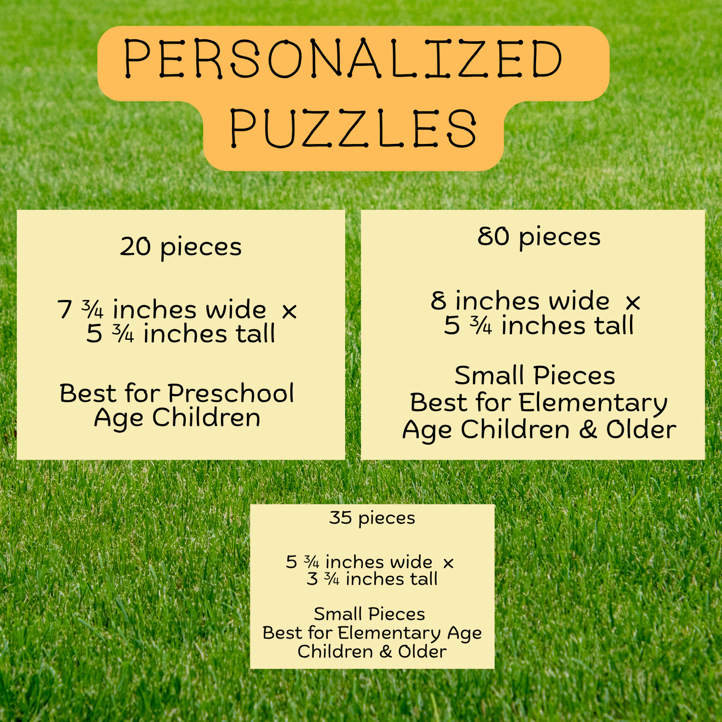 Personalized Easter Puzzle